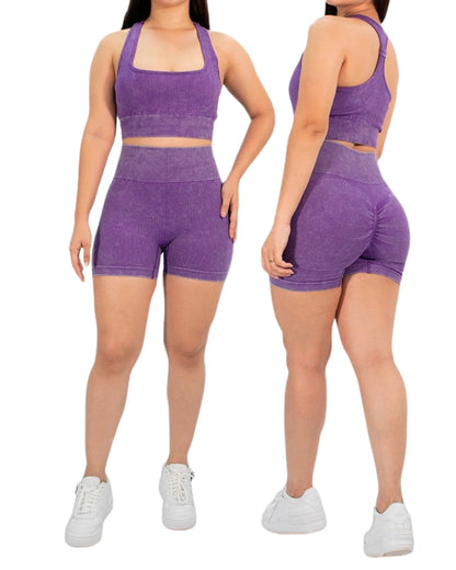 Set de Gimnasio Short + Top