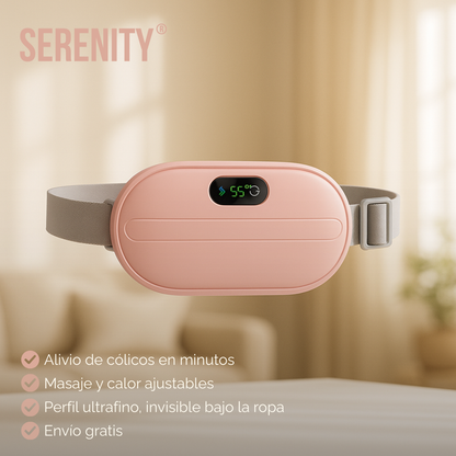 Serenity | Cinturón Abdominal de Masaje y Calefacción Menstrual