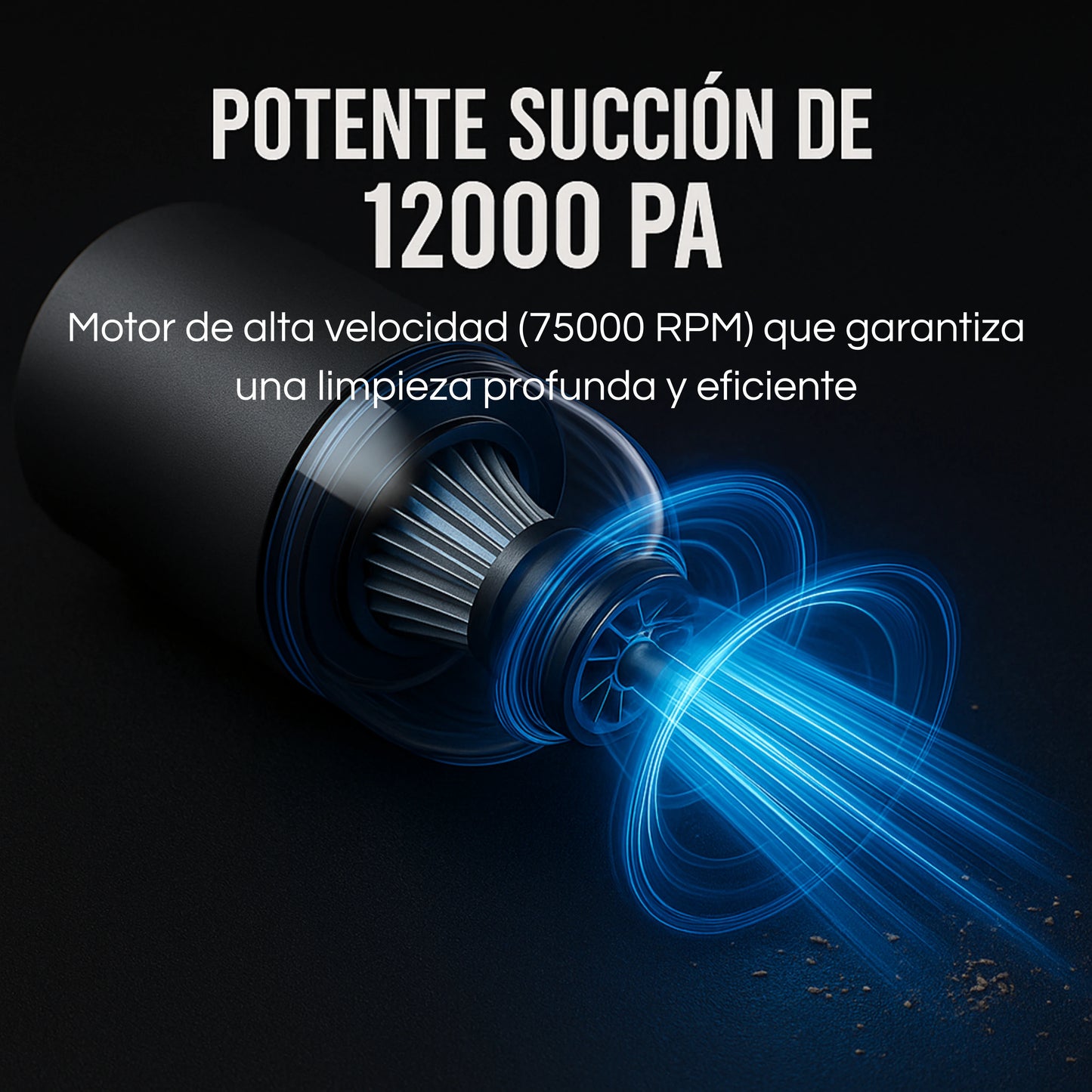 TurboDust® Aspiradora Profesional Portátil