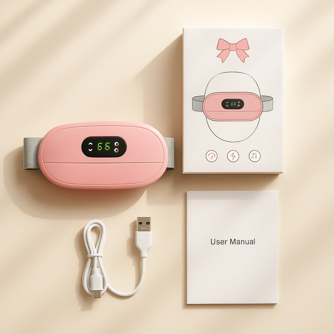 Serenity | Cinturón Abdominal de Masaje y Calefacción Menstrual