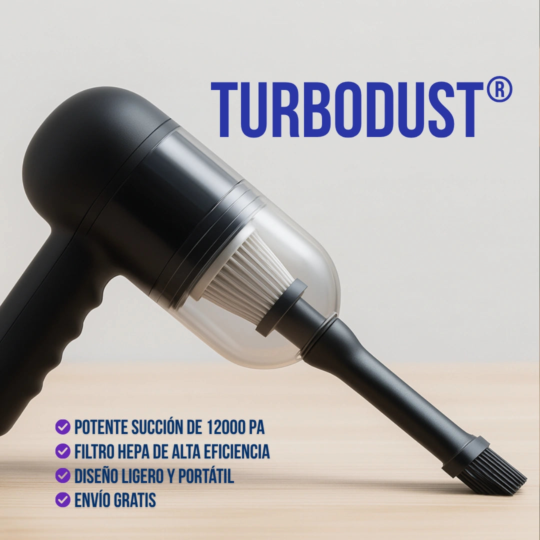 TurboDust® Aspiradora Profesional Portátil
