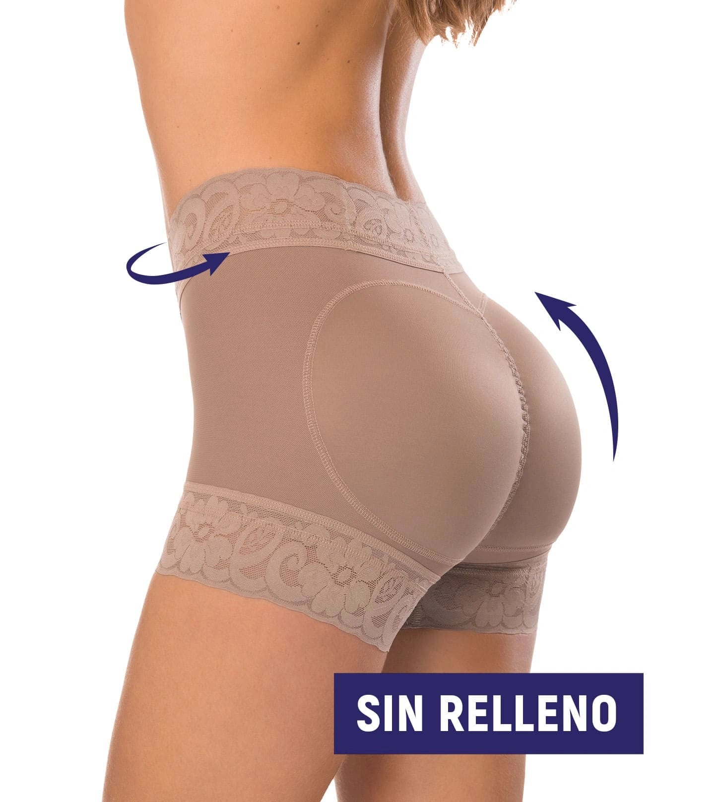 CurveMe® Panty Invisible Levanta Cola.